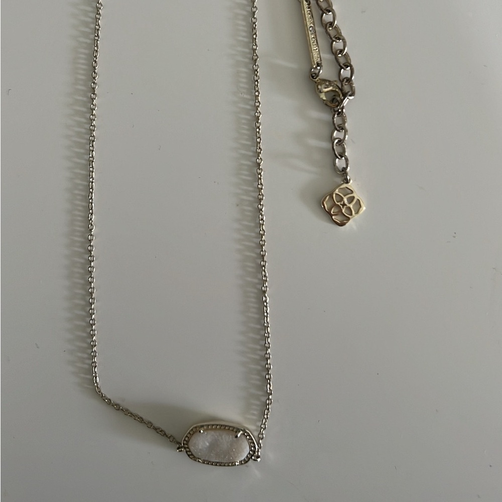 White Kendra Scott Necklace
